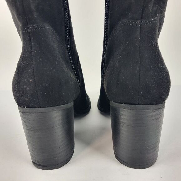 BP. Luke Over The Knee Tall Boots Black Faux Suede Size 6M - Picture 8 of 16